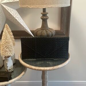 Black Envelope Clutch